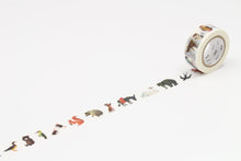 Load image into Gallery viewer, mt Alan Gree Animal Washi Tape 20 mm - MAIDO! Kairashi Shop

