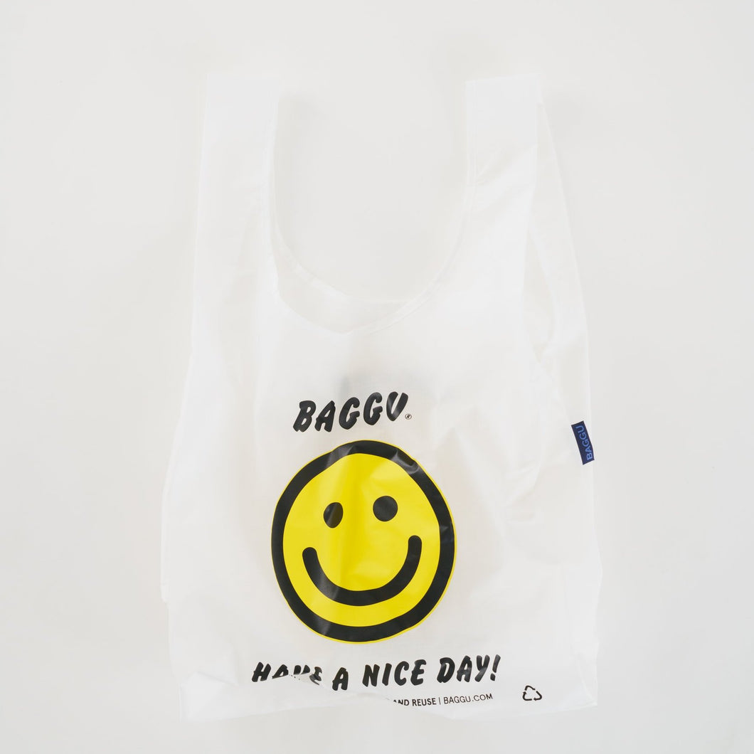 BAGGU Standard Baggu - Smile Face - MAIDO! Kairashi Shop