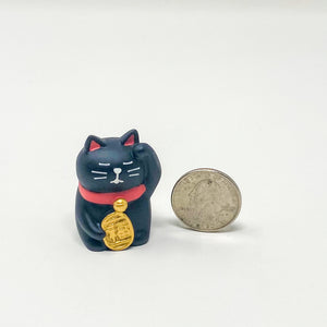 concombre Fortune Cat Figurine - Black - MAIDO! Kairashi Shop