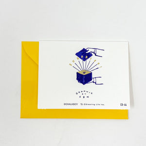 Greeting Life CHALKBOY Congratulations! Mini Card - MAIDO! Kairashi Shop