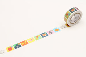 mt Kids Shiritori Washi Tape 15 mm - MAIDO! Kairashi Shop