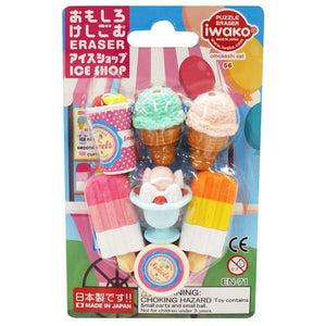 Iwako Puzzle Erasers - Ice Cream Shop - MAIDO! Kairashi Shop