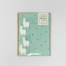 Load image into Gallery viewer, Midori Letter Set Alpaca - MAIDO! Kairashi Shop
