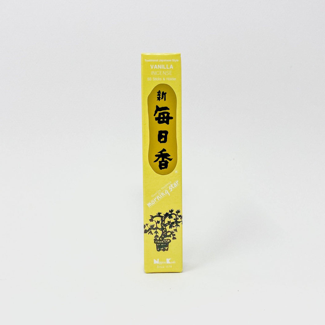 NIPPON KODO MORNING STAR Incense - Vanilla - MAIDO! Kairashi Shop