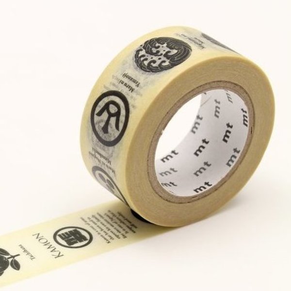 mt Family Crest Washi Tape 20 mm - MAIDO! Kairashi Shop