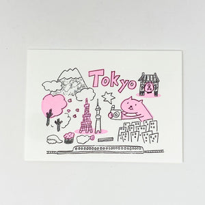 tegami Tokyo Blank Card - MAIDO! Kairashi Shop